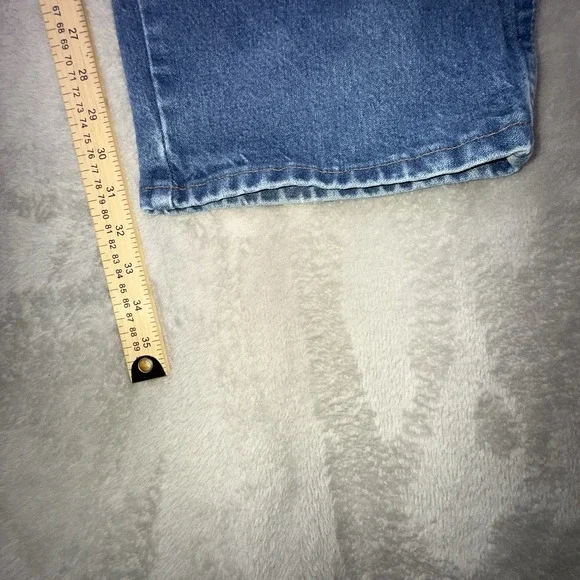 Vintage Wrangler Jeans Mens 40x32 Blue Denim 31MWZPW Relaxed Cowboy Cut Made USA - Picture 7 of 13